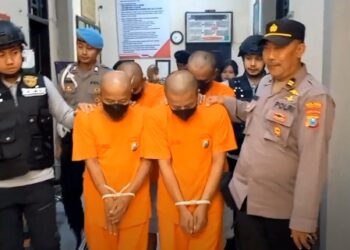 Polres Trenggalek Tangkap Komplotan Pencuri Emas Lintas Provinsi Di Pulau Jawa