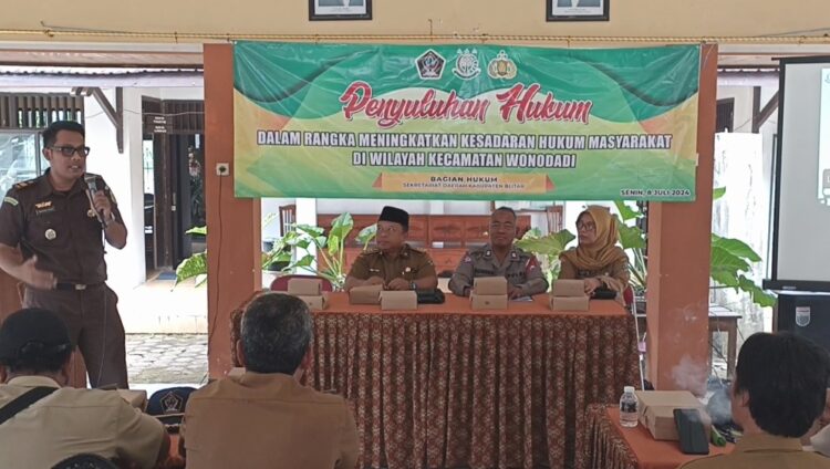 Tingkatkan Kesadaran Hukum Pemkab Blitar Gelar Penyuluhan Hukum Kepada Masyarakat.