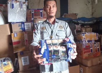 Bea Cukai Blitar Amankan Jutaan Batang Rokok Ilegal