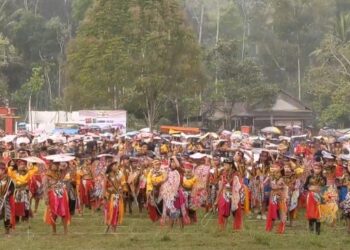 Pecah Rekor Tari Kolosal Turangga Yaksa Trenggalek