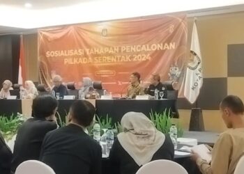 Libatkan Parpol, KPU Kota Kediri Sosialisasi Tahapan Pilkada