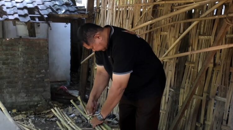 Momen Kemerdekaan, Penjualan Bambu di Kota Kediri Naik Drastis