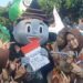 Peringati Hari Pramuka Nasional, KPU Kota Blitar Kirab Maskot Pilkada di Kwarcab