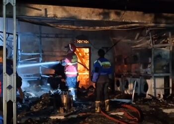 Tempat Usaha Laundry Di Tulungagung Ludes Terbakar Kerugian Ditaksir Rp. 500 Juta