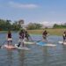 Belum Banyak di Kenal, Komunitas Kenalkan Olahraga Rekreasi Air Stand Up Paddle Pada Warga Tulungagung