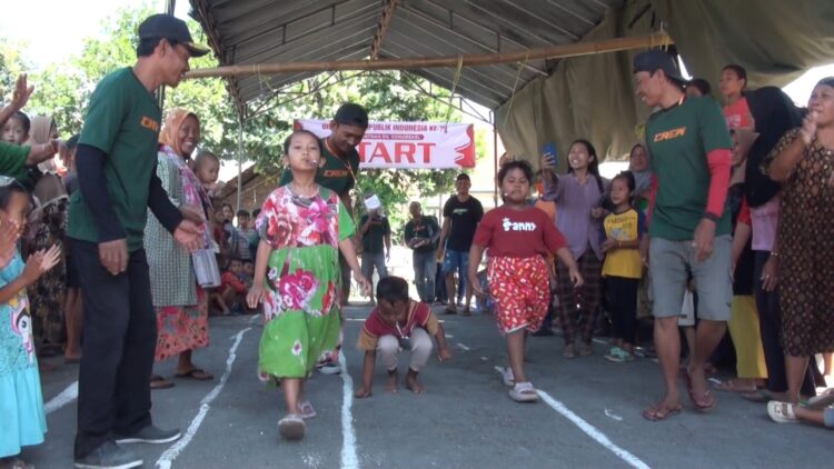 Warga Dusun Patran antusias ikut lomba tradisional sambut HUT RI ke- 79