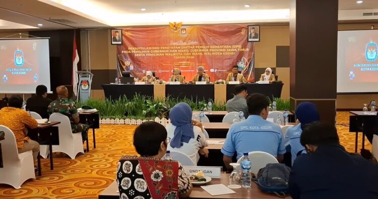 KPU Kota Kediri Tetapkan Jumlah DPS Sebanyak 221.359 Pemilih