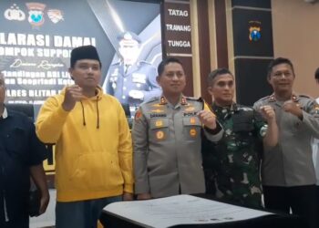 Deklarasi Damai Suporter Jelang Arema FC VS Dewa United Di Blitar