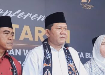 Diarak Bantengan Bambang – Bayu Resmi Daftar Pilwali 2024 Di Kota Blitar