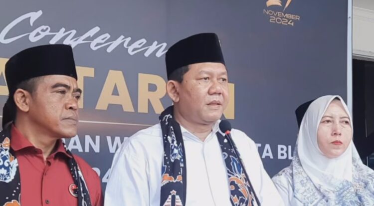 Diarak Bantengan Bambang – Bayu Resmi Daftar Pilwali 2024 Di Kota Blitar