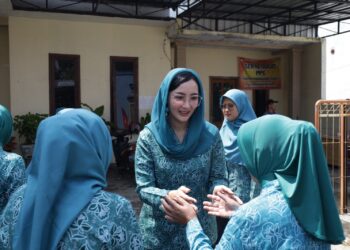Tangani Stunting dan Pengentasan Kemiskinan Ekstrem, Pj Ketua TP PKK Hadiri Gerakan Pangan B2SA di Desa Sudimoroharjo Wilangan