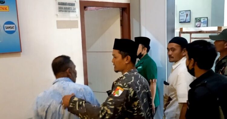 Anggota Ansor Datangi Polres Trenggalek, Minta Kejelasan Penanganan Kasus Kyai Cabul