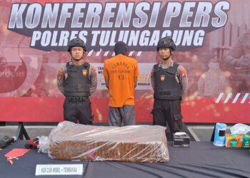 Maling Di Tulungagung Tinggalkan Mobil Curian Demi Tembakau