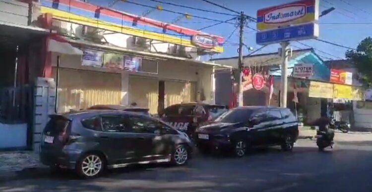 Minimarket Di Jalan Raung Kota Kediri Disatroni Perampok