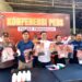 Polres Trenggalek Ungkap Peredaran Narkotika, Amankan 22,64 Gram Sabu Dan 9.377 Pil Dobel L