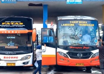 Jelang Long Weekend, Petugas Lakukan Ramcek Di Terminal Trenggalek