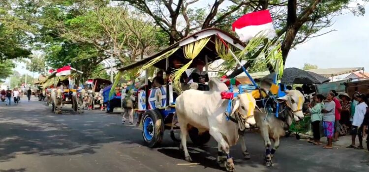 Lestarikan Transportasi Zaman Dahulu Agar Tidak Punah, Puluhan “Bajingan” Ikuti Parade Cikar Di Kawasan Wisata SLG Kabupaten Kediri