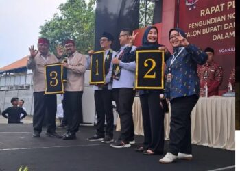 Bunda Ita dan Mbak Zuli Dapat Nomor Urut 2, Simbol Kemenangan Pilkada Nganjuk