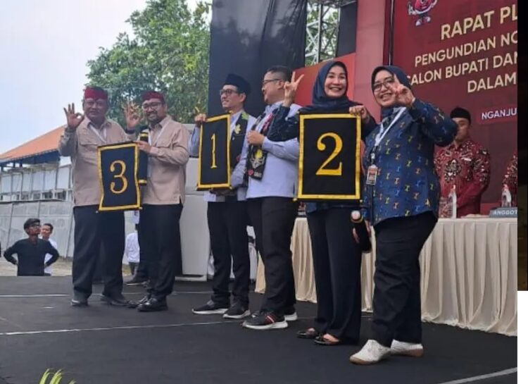 Bunda Ita dan Mbak Zuli Dapat Nomor Urut 2, Simbol Kemenangan Pilkada Nganjuk