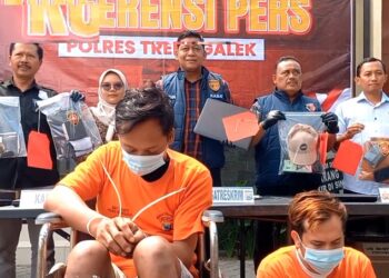 Bobol Rumah, Polisi Di Trenggalek Hadiahi 2 Tersangka Timah Panas