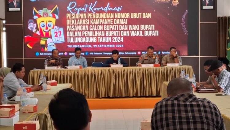 KPU Tetapkan 4 Paslon Calon Kepala Daerah Bertarung Dalam Pilkada Tulungagung 2024