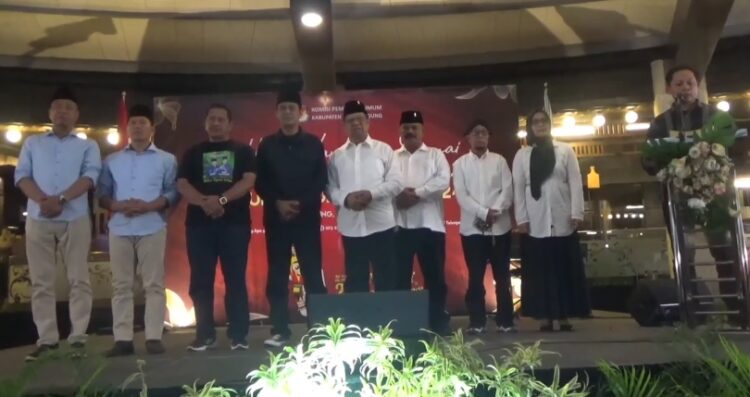 4 Paslon Bupati Dan Wakil Bupati Tulungagung Sepakat Laksanakan Kampanye Damai
