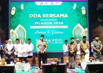 Polres Kediri Kota Gelar Doa Bersama Untuk Pilkada Aman dan Damai