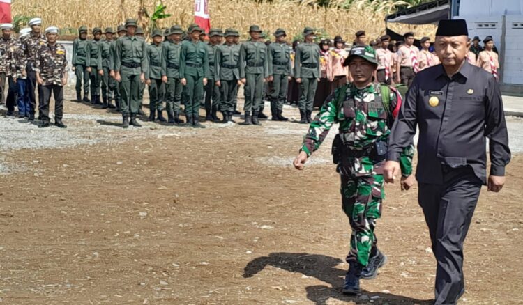 TMMD ke-122 Resmi Dibuka Di Desa Pagung Kecamatan Semen Kabupaten Kediri