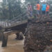 Hujan Deras, Jembatan 25 Meter Di Munjungan Trenggalek Putus Total