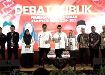 KPU Kabupaten Kediri Gelar Debat Publik Perdana Pasangan Calon Bupati dan Wakil Bupati Kediri