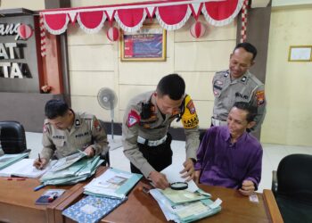 Kasatlantas Kediri Kota Pastikan Pelayanan Samsat Bebas Pungli