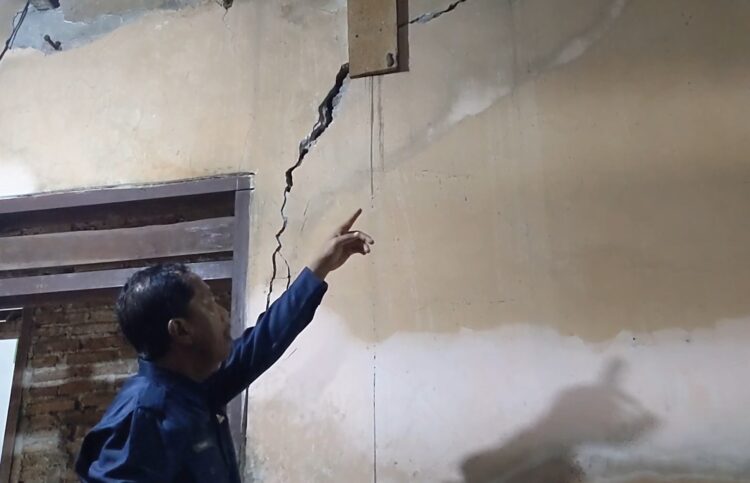 Puluhan Rumah di Trenggalek Retak-Retak Akibat Bencana Alam