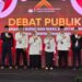 Debat Publik Terakhir Calon Bupati dan Calon Wakil Bupati Kediri Sukses Digelar KPU Kabupaten Kediri