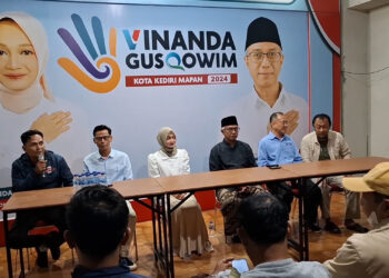 Unggul Dalam Quick Count, Vinanda-Gus Qowim Ajak Masyarakat Bersatu Bangun Kota Kediri