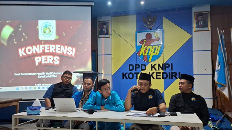 LP3 Kota Kediri Gelar Konferensi Pers: Vinanda-Gus Qowim Unggul dari Veronika-Regina