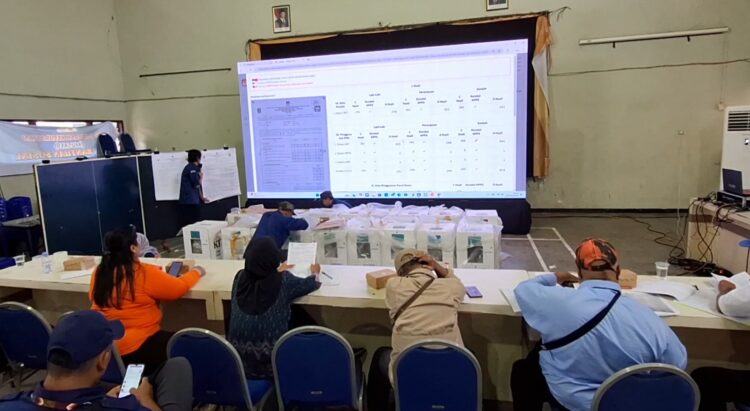 KPU Kota Kediri Gelar Rapat Rekapitulasi Hasil Pilkada Ditingkat Kecamatan