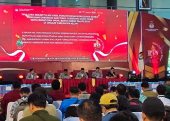 KPU Kabupaten Kediri Gelar Rapat Pleno Rekapitulasi Pilkada Serentak Tahun 2024