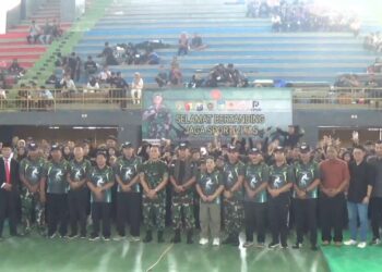 Ribuan Atlet Silat Ikuti Kejuaraan Pencak Silat Dandim Kediri CUP II