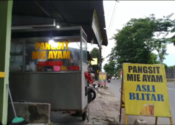 Pangsit Mie Ayam Asli Blitar, Kuliner Lezat dan Terjangkau di Kediri