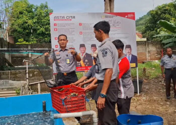 Lapas Kediri Laksanakan Panen Raya Serentak