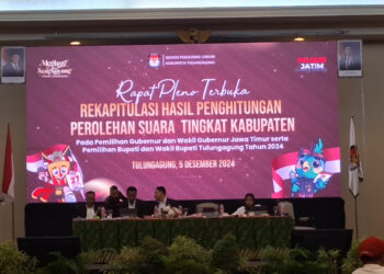Rekapitulasi Hasil Perolehan Suara Pilkada Tulungagung Dan Saksi Dari PDIP Enggan Tanda Tangan