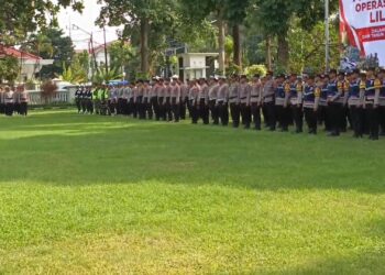 Apel Gelar Pasukan Operasi Lilin Semeru 2024 Untuk Pengamanan Nataru