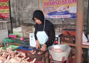 Jelang Pergantian Tahun, Harga Daging Ayam Di Kota Kediri Terus Melonjak