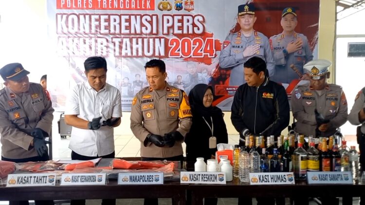 Kasus Kriminal di Trenggalek Turun, Namun Kecelakaan Lalu Lintas dan Kasus Narkoba Meningkat