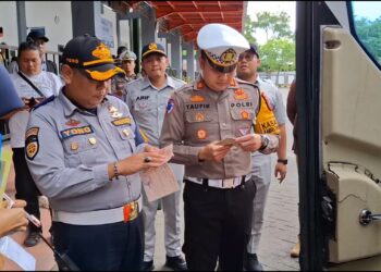 Razia Bus di Terminal Gayatri Tulungagung Pastikan Keamanan Jelang Natal dan Tahun Baru
