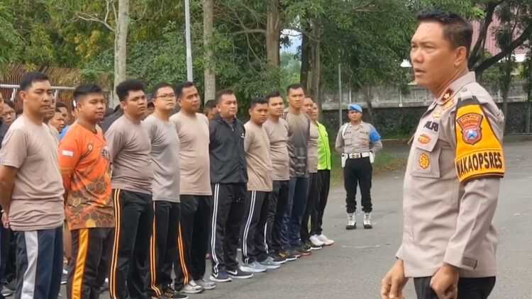 Polres Trenggalek Jalankan Program Penurunan Berat Badan untuk Anggota yang Obesitas