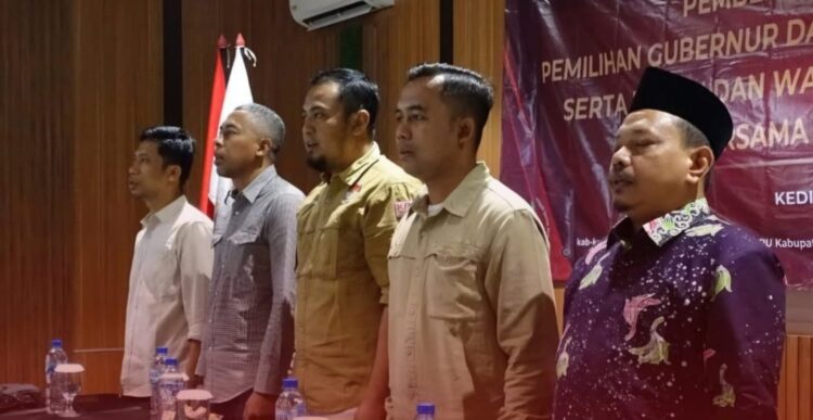 KPU Kabupaten Kediri Adakan Rapat Evaluasi Dengan Stakeholder Penyelenggaraan Pilkada Serentak 2024