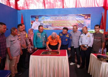 Resmikan Pos Pantau Damkar di Mlorah, Rejoso, Pj Bupati Nganjuk Ingatkan untuk Jaga Kekompakan Tim Damkar