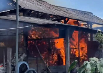 Kebakaran Hanguskan Tempat Produksi Gula Merah di Tulungagung, Kerugian Capai 100 Juta Rupiah