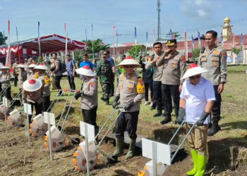 Kapolda Jatim Launching Benih Jagung Bhayangkara Hasil Inisiasi Polres Blitar